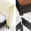 Letto legno e pelle Vera Luxor