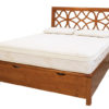 Letto contenitore legno massello con testata Dream