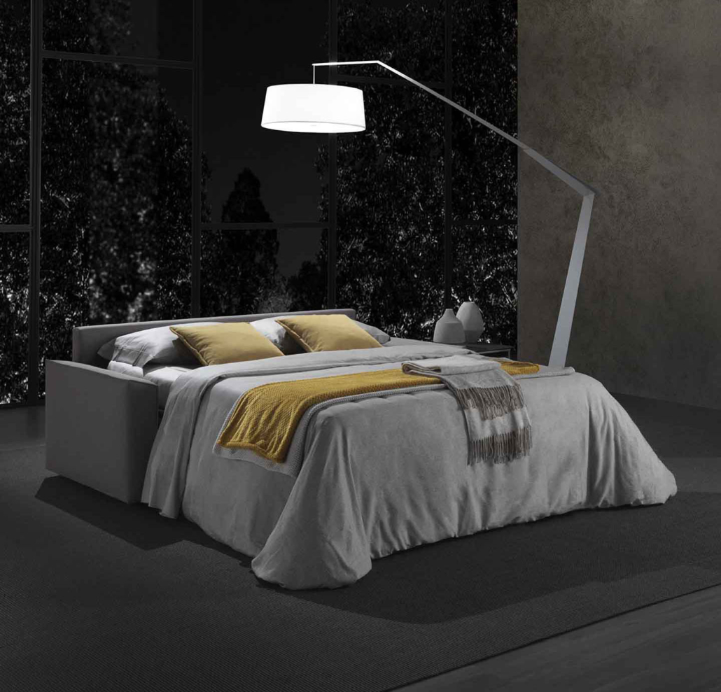 Divano letto materasso h. 18 cm notturno 160