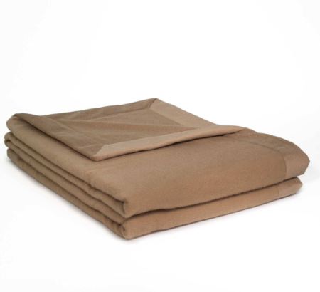 coperta cashmere Brun de Vian Tiran chamois