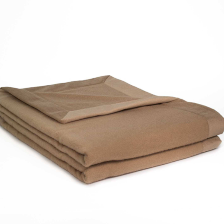 coperta cashmere Brun de Vian Tiran chamois